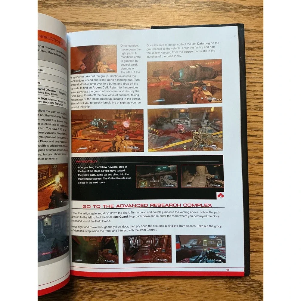 DOOM Collector's Edition Strategy Guide Hardcover Prima Games 2016 Walkthrough
